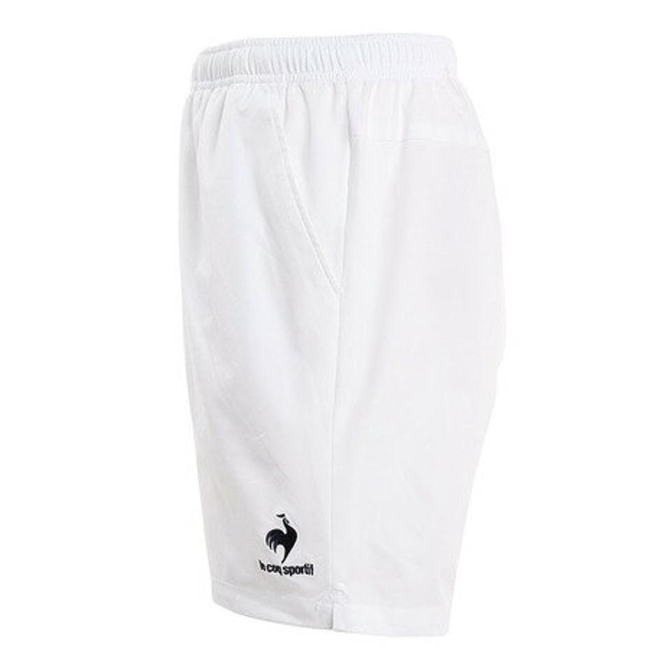 ルコック スポルティフ（Lecoq Sportif） テニスウェア ハーフパンツ QTUTJD01XB WHT （メンズ、レディース）