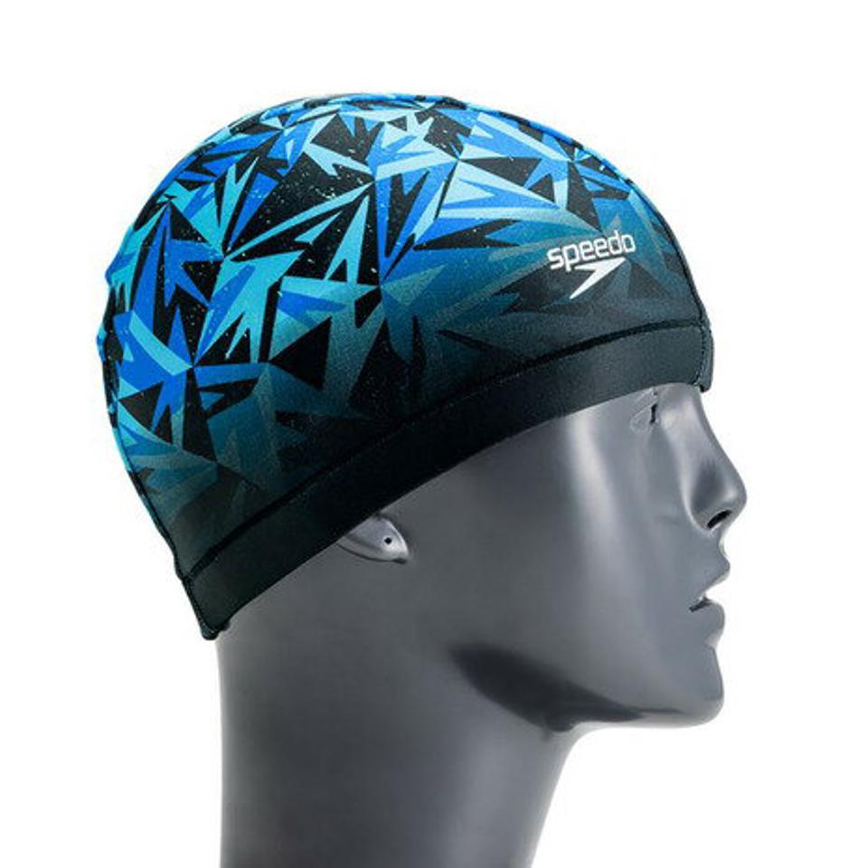 スピード（SPEEDO） 水泳 キャップ ブーンカモトリコットキャップ SE12211 BL （メンズ、レディース）