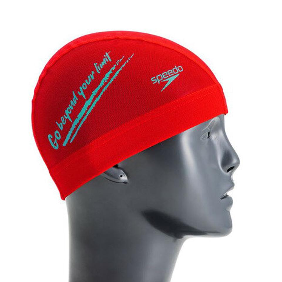 スピード（SPEEDO） 水泳 メッシュキャップ メッセージメッシュキャップ SE12207 RE （メンズ、レディース）