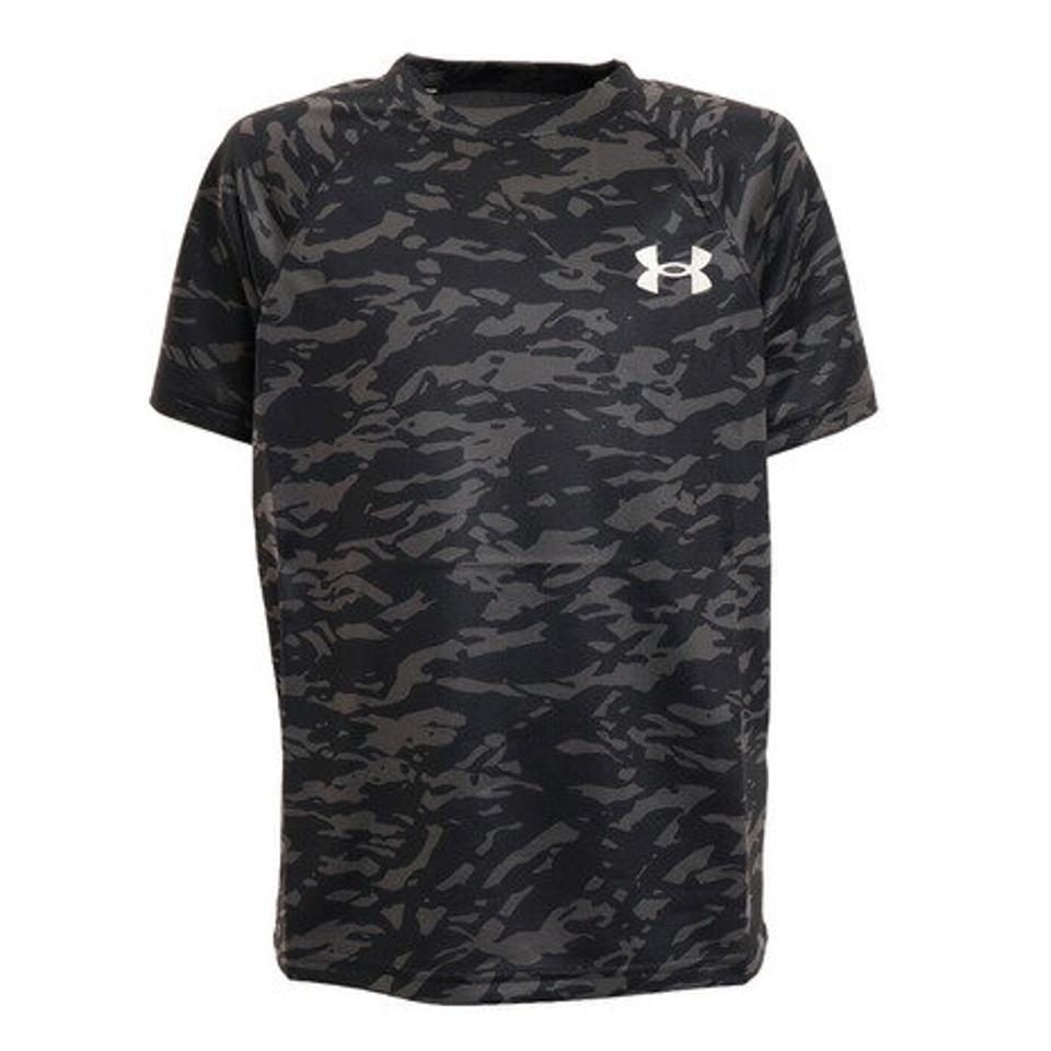 【スポーツデー エントリーでP5倍！4/3 9:59迄】アンダーアーマー（UNDER ARMOUR）（キッズ）野球ウェア ジュニア テック ノベルティ ショートスリーブ シャツ 1371986 001