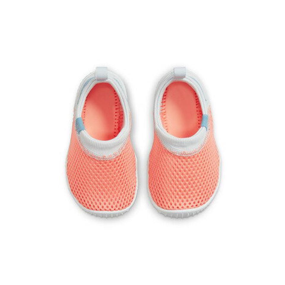 ナイキ（NIKE）（キッズ）スリッポン ベビー ジュニア アクア ソック 360 TD クリムゾンブリス サーモンピンク 943759-607