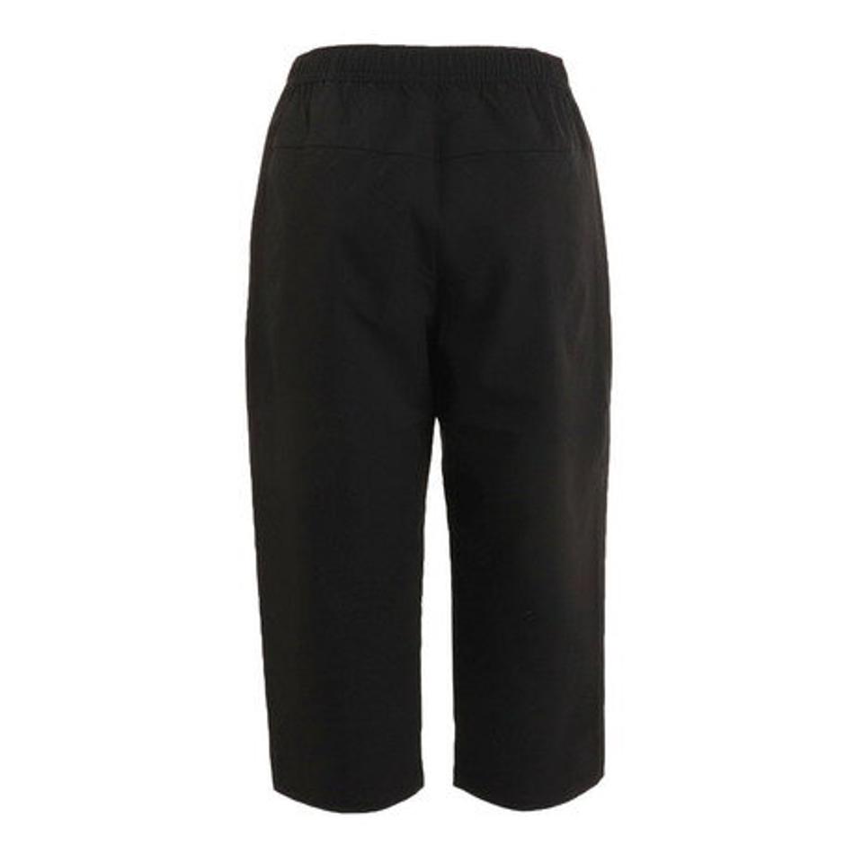 ルコック スポルティフ（Lecoq Sportif） ストレッチクロスクォーターパンツ QMWTJD40 BLK （レディース）