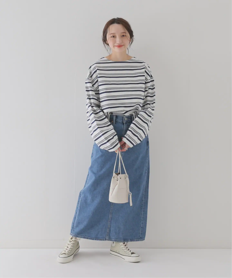 マルチボーダークロッププルオーバー（JOURNAL STANDARD relume）