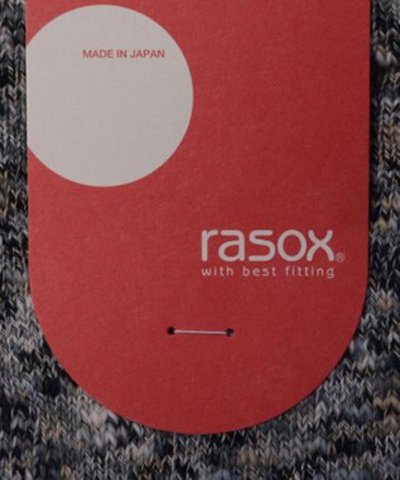 rasox×antina L字型靴下23~25cm グレー