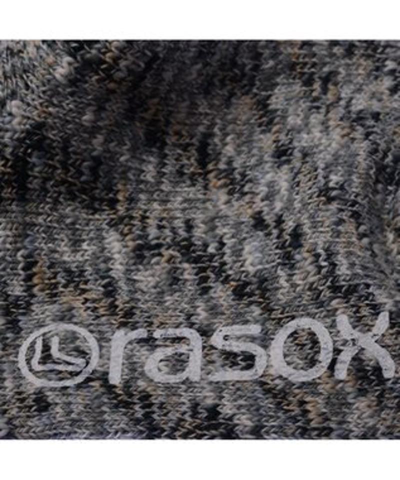 rasox×antina L字型靴下23~25cm グレー