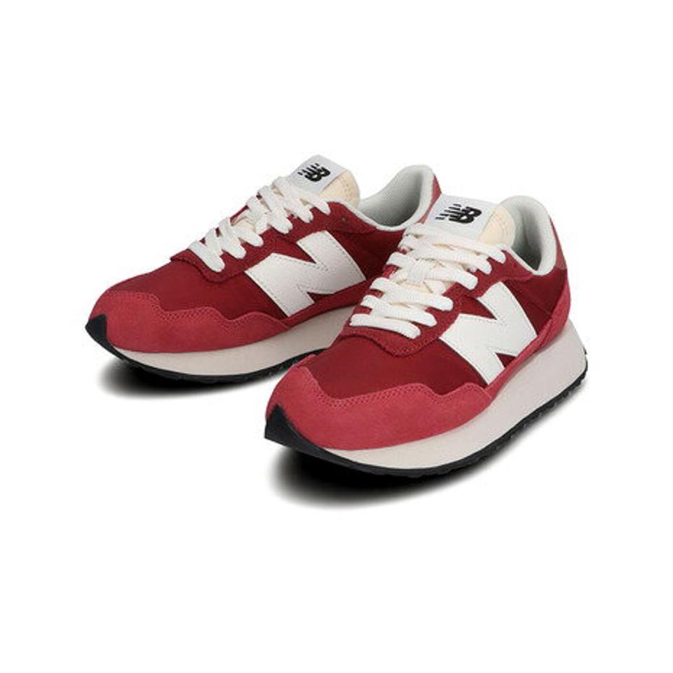 【20%OFFクーポン 27日まで】ニューバランス（new balance） WS237 DF1 レッド 赤 WS237DF1B スニーカー スポーツシューズ カジュアル 厚底 通勤 通学 ビッグロゴ シンプル （レディース）