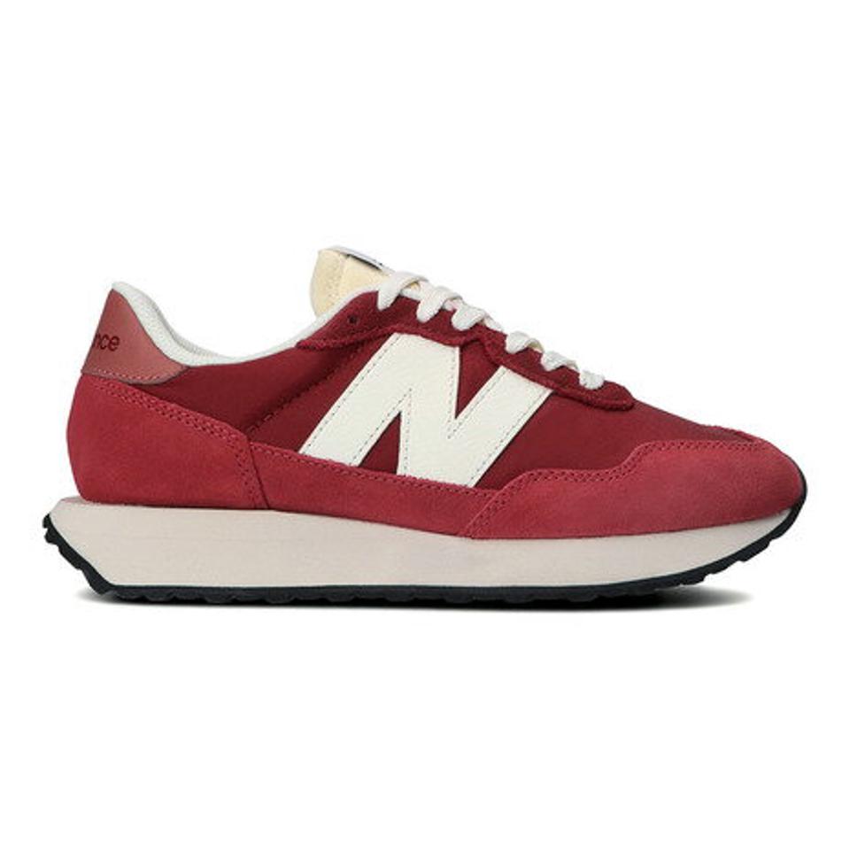 【20%OFFクーポン 27日まで】ニューバランス（new balance） WS237 DF1 レッド 赤 WS237DF1B スニーカー スポーツシューズ カジュアル 厚底 通勤 通学 ビッグロゴ シンプル （レディース）