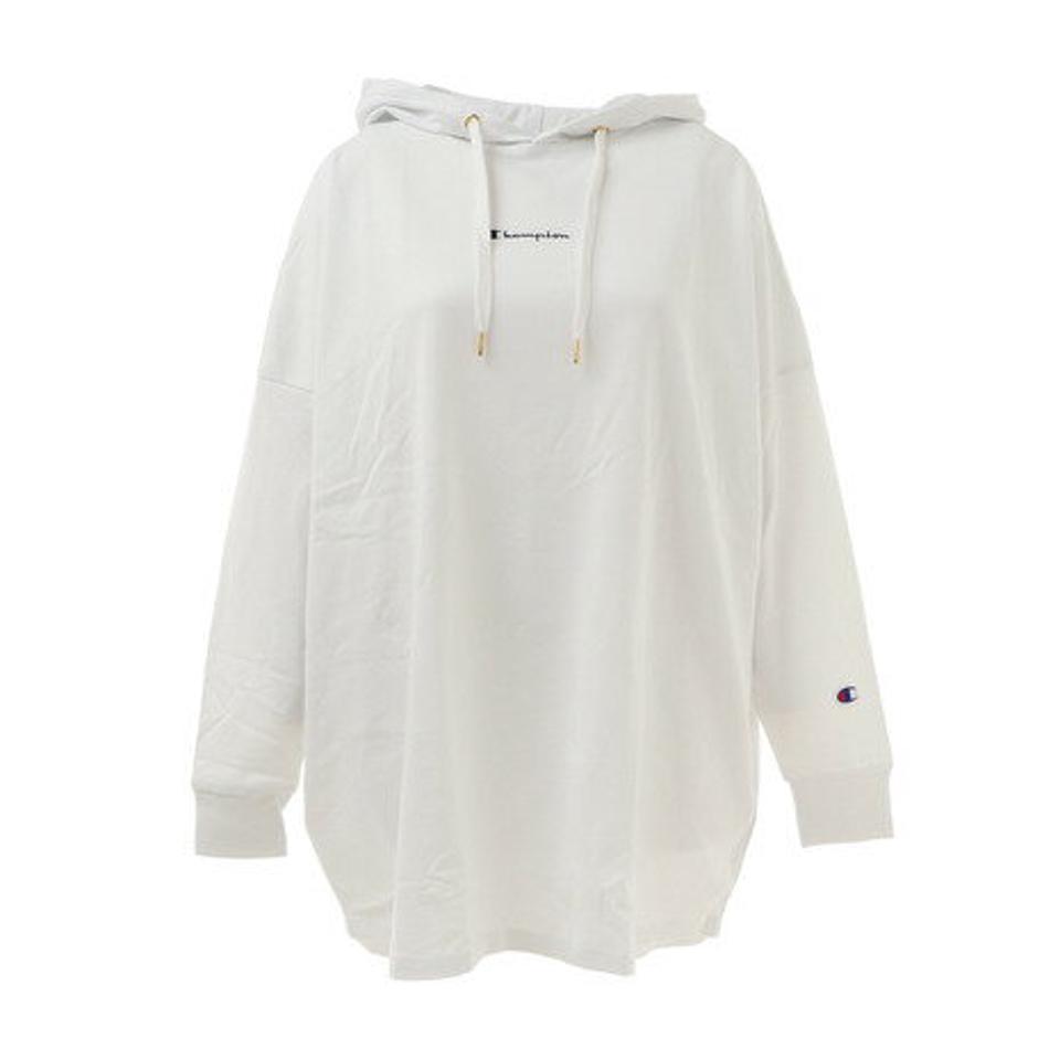 チャンピオン（CHAMPION）（レディース）フーデッドロングスリーブシャツ CWSSS101 010