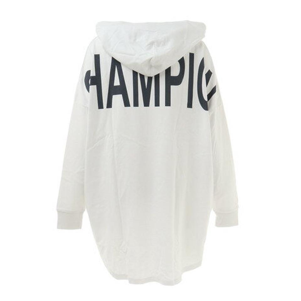 チャンピオン（CHAMPION）（レディース）フーデッドロングスリーブシャツ CWSSS101 010