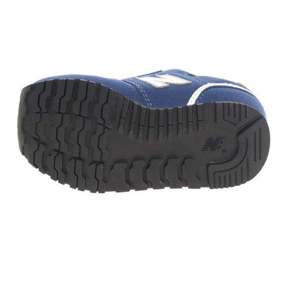 ニューバランス（new balance）（キッズ）ベビー 紺 スニーカー ネイビー IZ373WN2 W ベルト付き マジックテープ カジュアル 子供 靴 通園 12.0