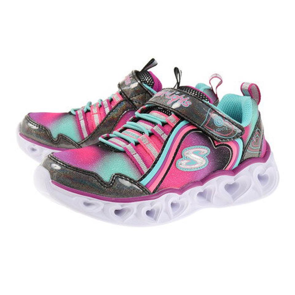 スケッチャーズ（SKECHERS） ジュニアスニーカー HEART LIGHTS 302308L-BKMT スポーツシューズ （キッズ）