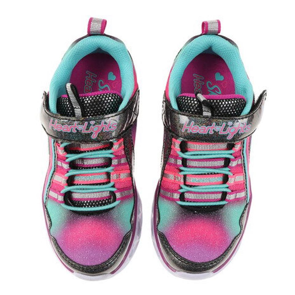 スケッチャーズ（SKECHERS） ジュニアスニーカー HEART LIGHTS 302308L-BKMT スポーツシューズ （キッズ）