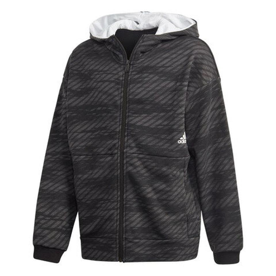 アディダス（adidas） Sport2Street グラフィック フルジップ パーカー IXF91-GD9207 （キッズ）