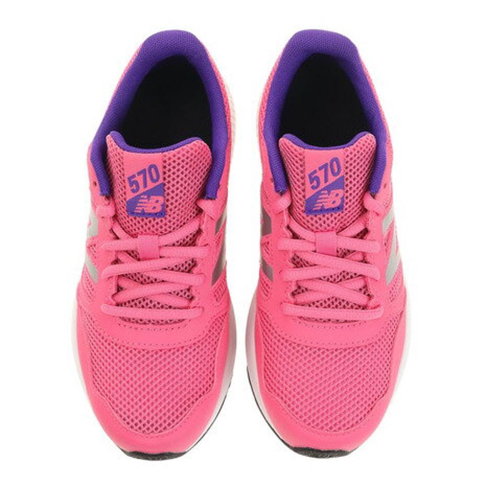 ニューバランス（new balance）（キッズ）YK570 ピンク YK570CRBW ジュニア スポーツシューズ スニーカー 子供靴 運動