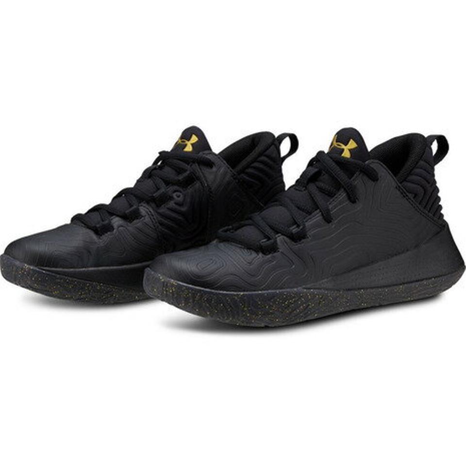 アンダーアーマー(UNDER ARMOUR) ジュニアバスケットシューズ グレードスクール エスカレートBB SYN 3022314 BLK/BLK/MGD バッシュ (キッズ)