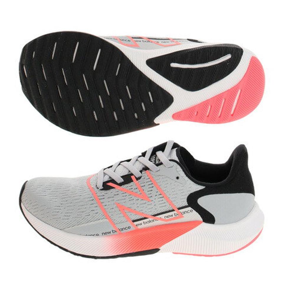 ニューバランス(new balance)(レディース)ランニングシューズ グレー ピンク FuelCell PROPEL W WFCPRGP2B ジョギングシューズ レディース 靴 シューズ
