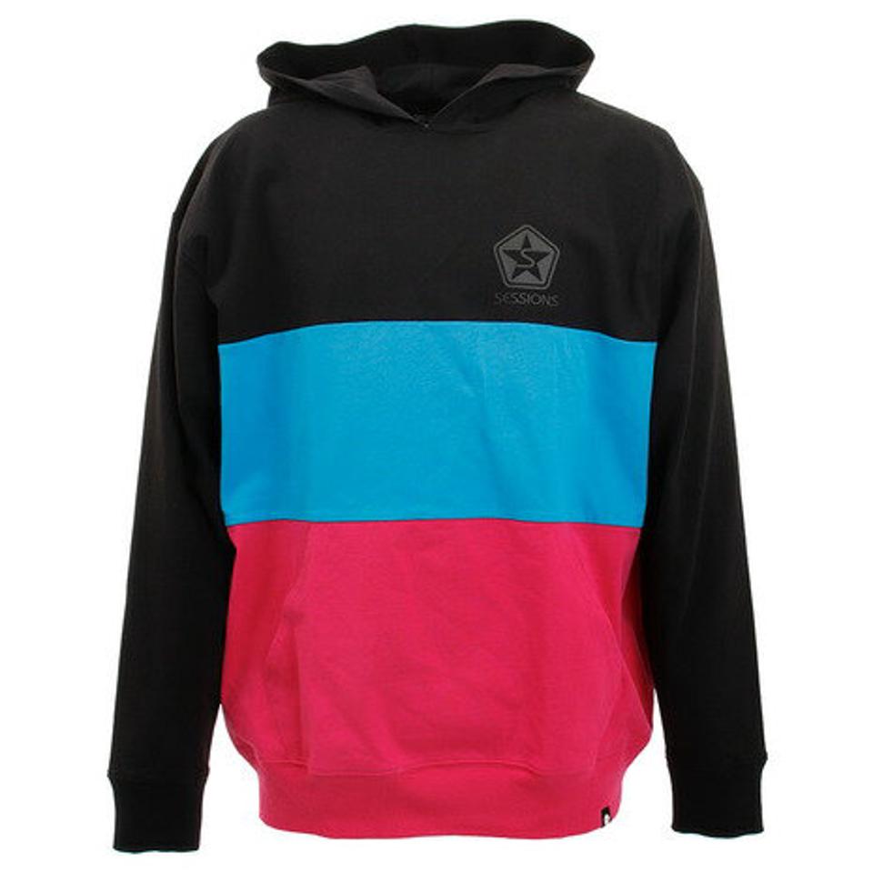 セッションズ（SESSIONS） ブロック パーカー 長袖 207114 BL/PK （メンズ）
