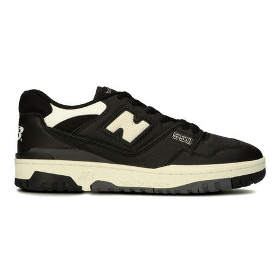 ニューバランス（new balance）（メンズ）スニーカー 黒 メンズ ブラック BB550 LBW D スポーツシューズ お一人様一点まで カジュアル 通勤 通学 レザー風