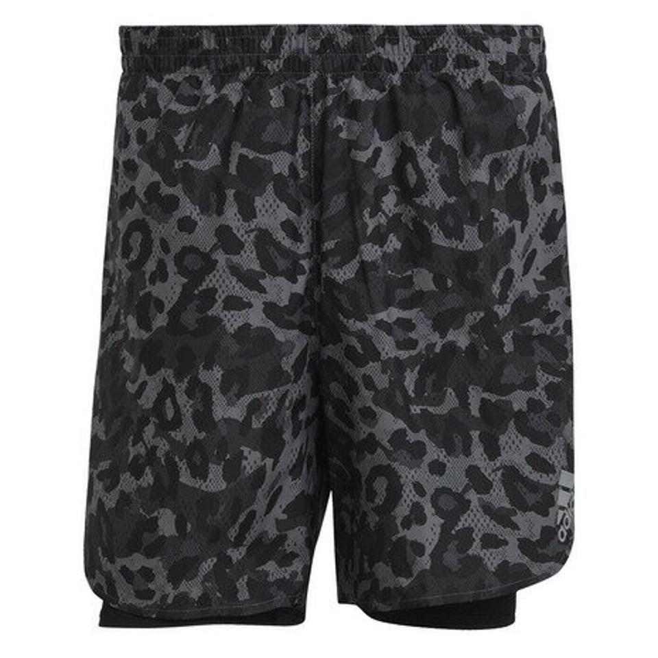 アディダス（adidas）（メンズ）ランニング ランニングパンツ メンズ ファスト 2-IN-1 PRIMEBLUE グラフィックショーツ 25174-GM1580