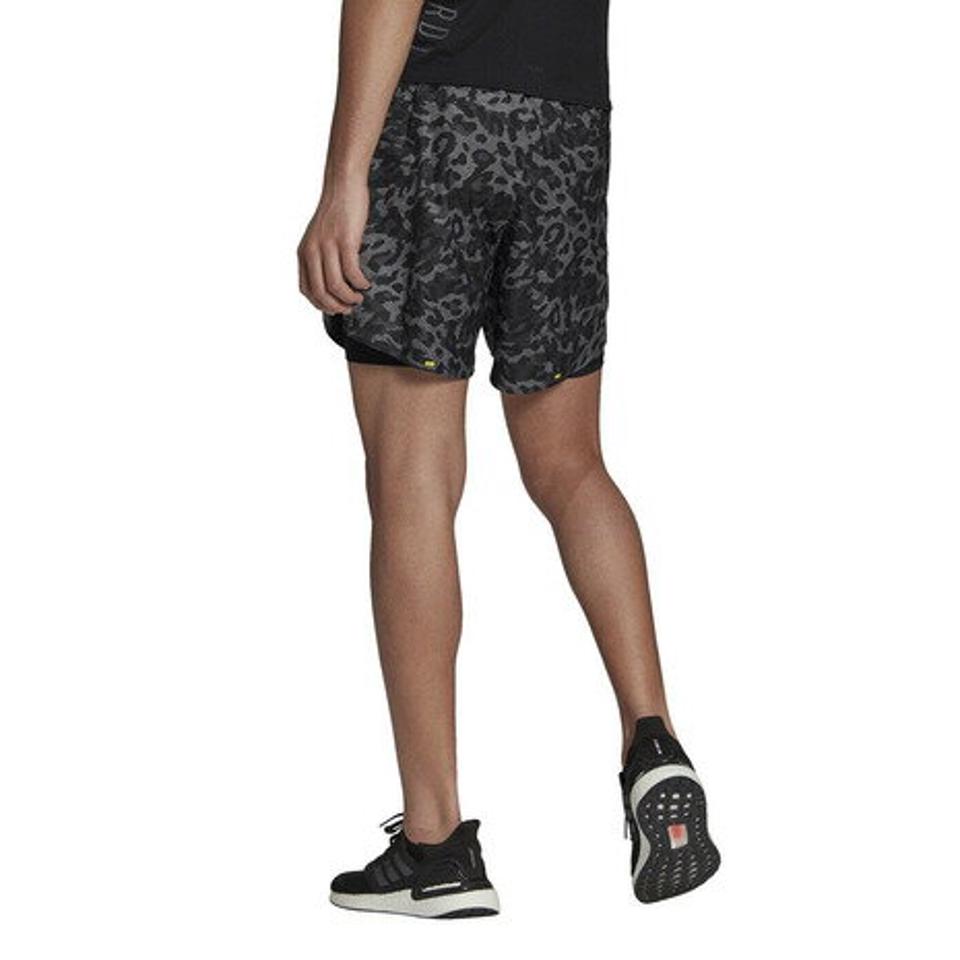 アディダス（adidas）（メンズ）ランニング ランニングパンツ メンズ ファスト 2-IN-1 PRIMEBLUE グラフィックショーツ 25174-GM1580