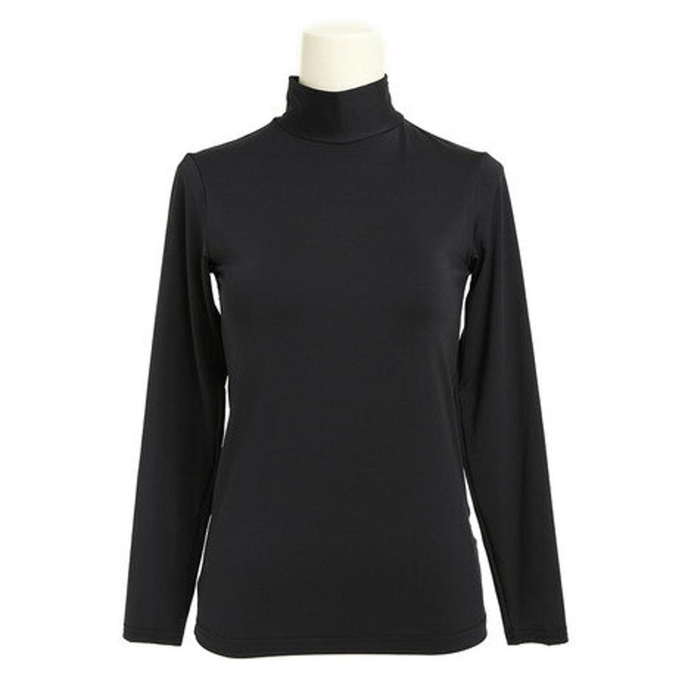 【10%OFFクーポン 対象ウェア2点以上購入で 5/5まで】エックスティーエス（XTS） テニス ストレッチ 長袖ハイネックシャツ 733G6ES2856NVY （レディース）