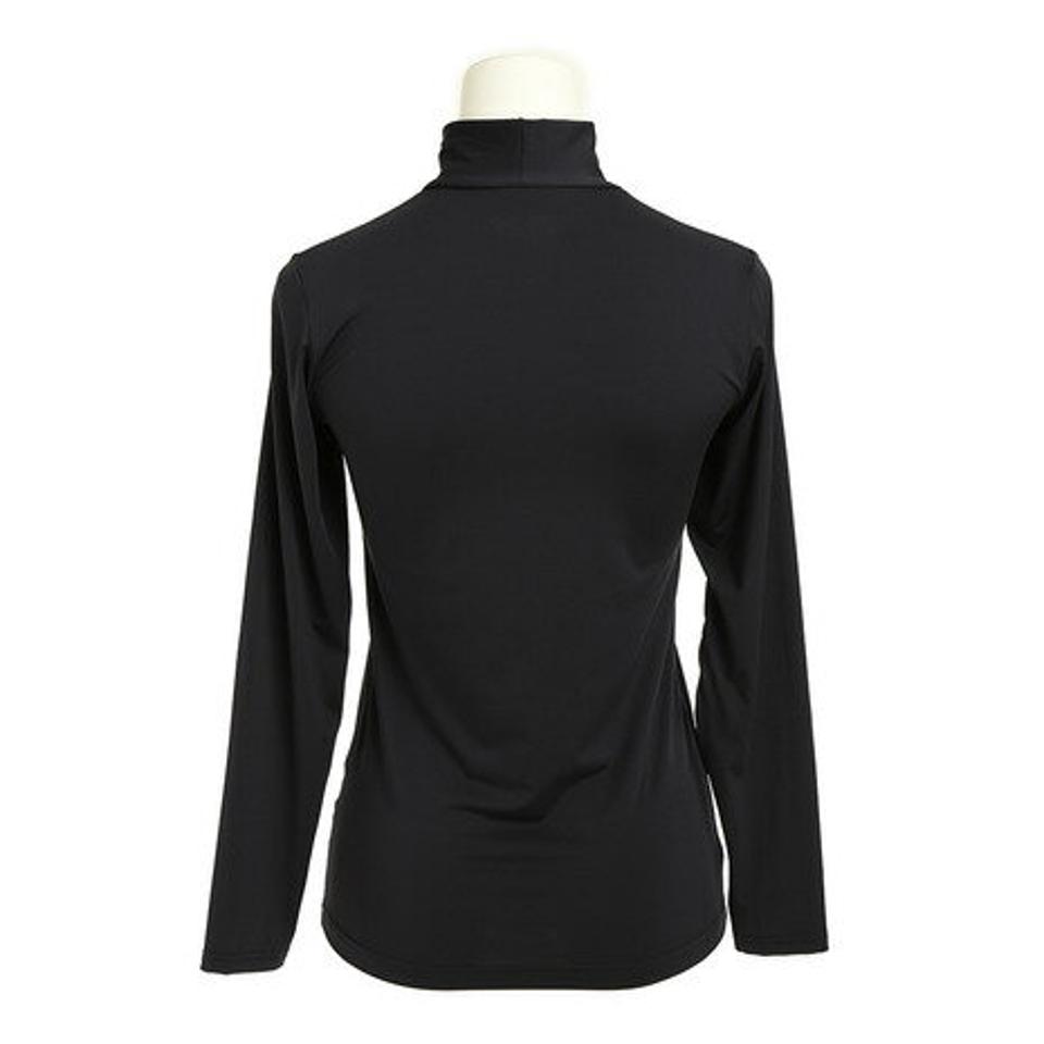 【10%OFFクーポン 対象ウェア2点以上購入で 5/5まで】エックスティーエス（XTS） テニス ストレッチ 長袖ハイネックシャツ 733G6ES2856NVY （レディース）