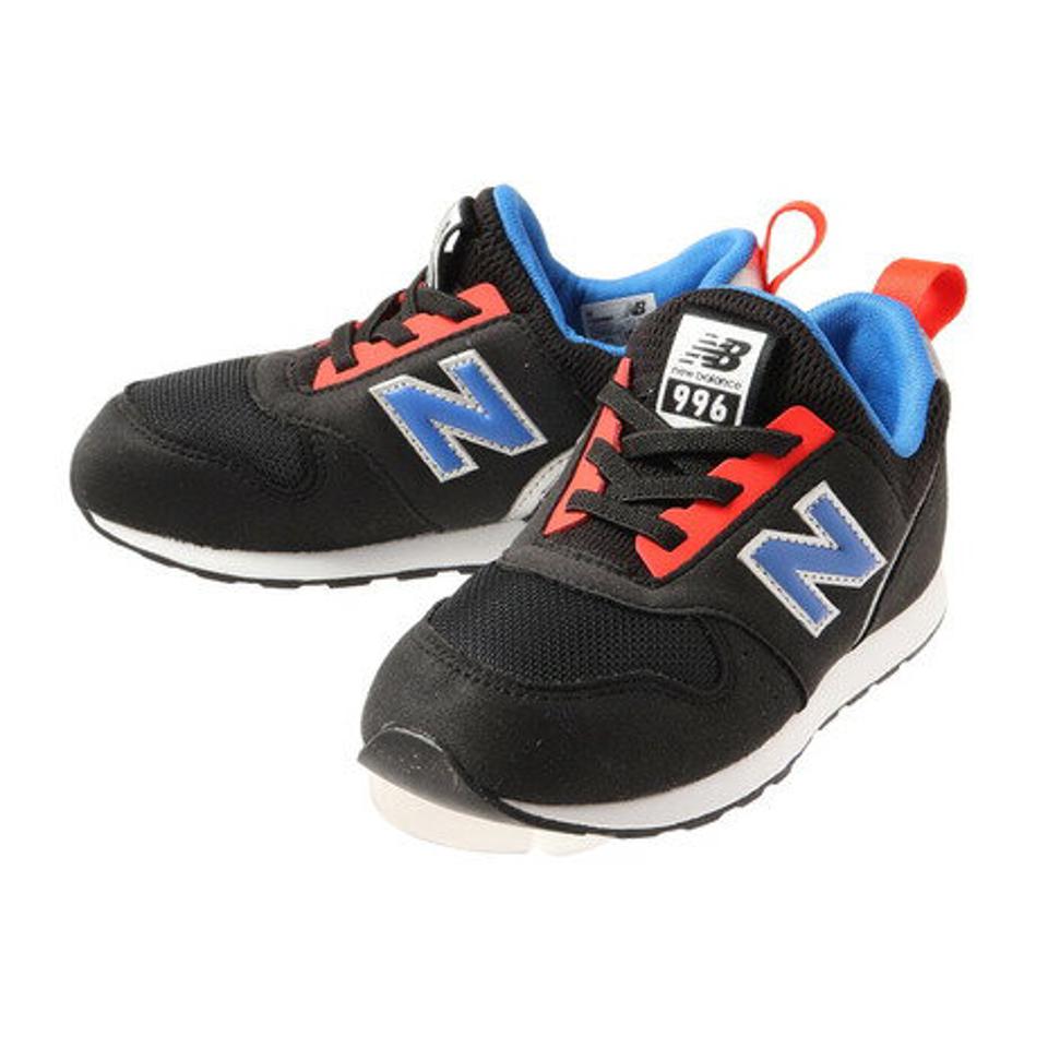 ニューバランス(new balance) ジュニアスニーカー IT996 黒 ブラック 赤 レッド 14.0 14.5 15.5 ベビー スポーツシューズ (キッズ)