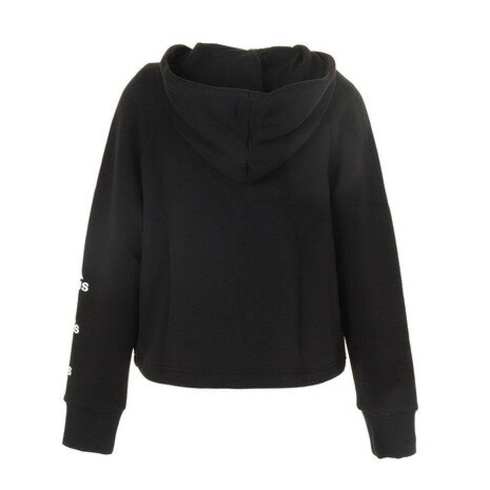 アディダス（adidas）（レディース）スタック ロゴ フルジップ フリース パーカー IPB08-GC6919