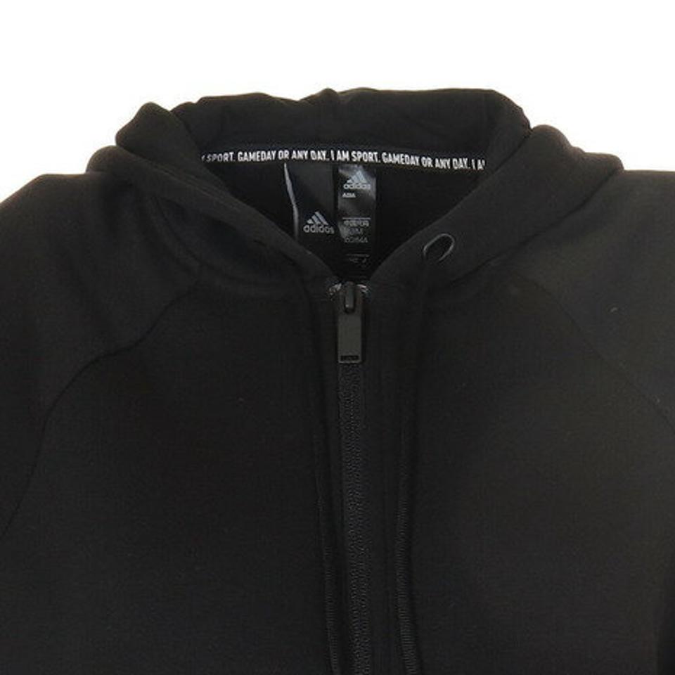 アディダス（adidas）（レディース）スタック ロゴ フルジップ フリース パーカー IPB08-GC6919