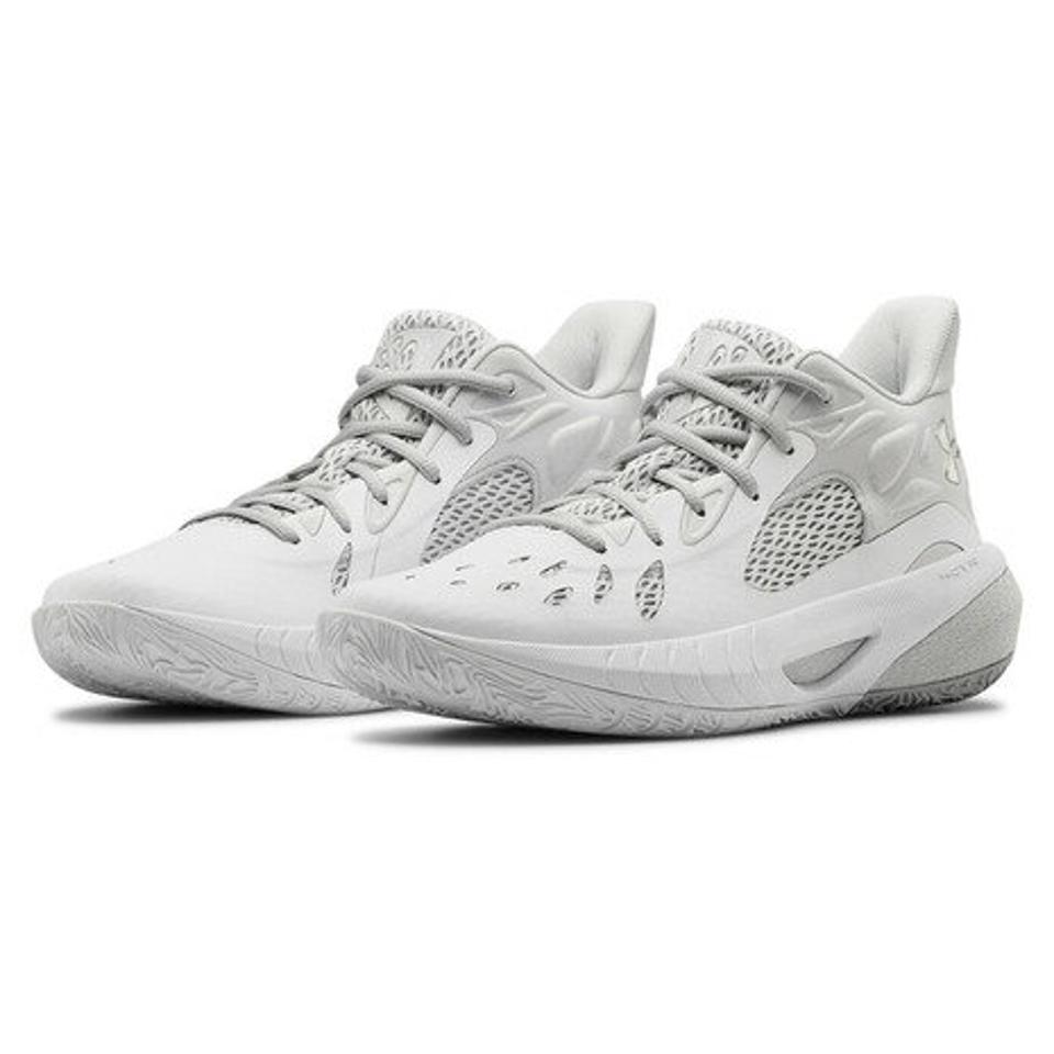 アンダーアーマー(UNDER ARMOUR) バスケットシューズ ホバー ハボック 3 3023088 WHT/HGY/MSV BK バッシュ (メンズ)
