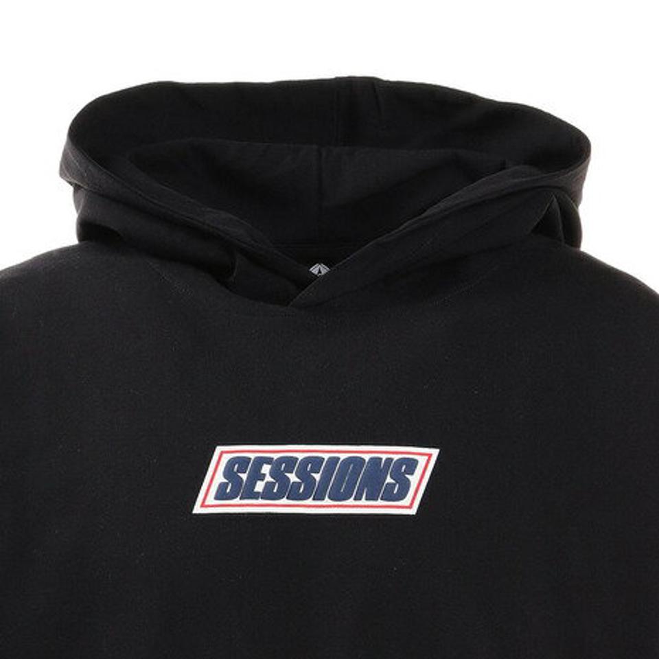 【2/5 24h限定 エントリー＆対象4店舗買い回りで最大P10倍！】セッションズ（SESSIONS）（メンズ）パーカー オールド ロゴ フーディ LT 217161 BLK
