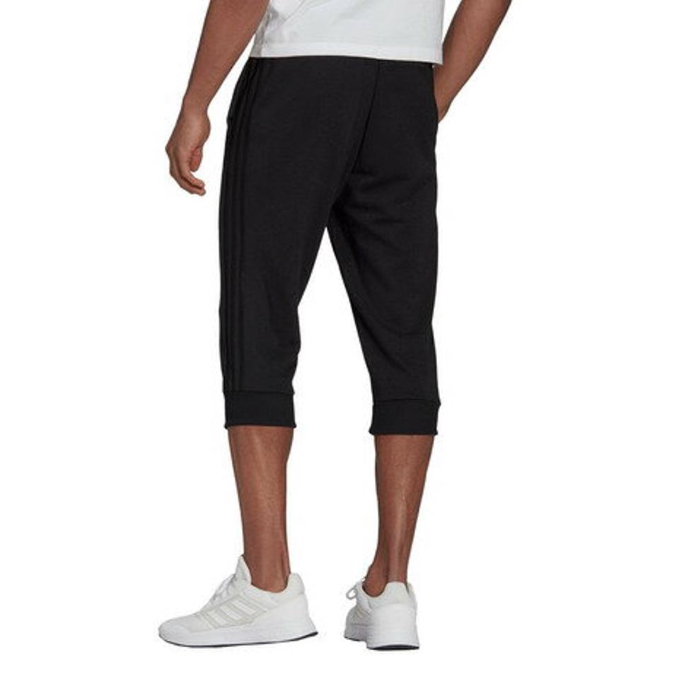 【20%OFFクーポン有 4/10迄】アディダス(adidas) エッセンシャルズ 3ストライプス フレンチテリー テーパード カフ 3/4パンツ 31313-GK8990 (メンズ)
