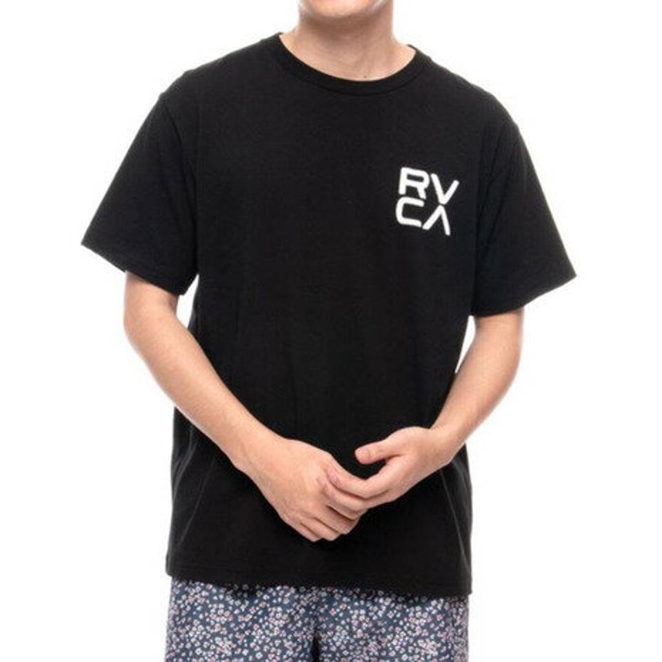 ルーカ（RVCA） BALANCE ARC 半袖トレーナー BB041202 BLK （メンズ）