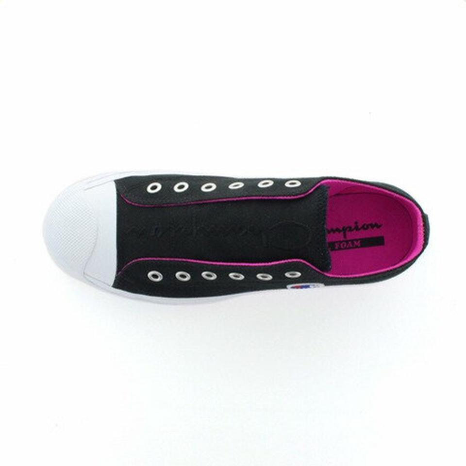 チャンピオン(CHAMPION) スニーカー CP LC048 CENTER COURT SLIP 3 BK 55180656 キャンパスシューズ (レディース)