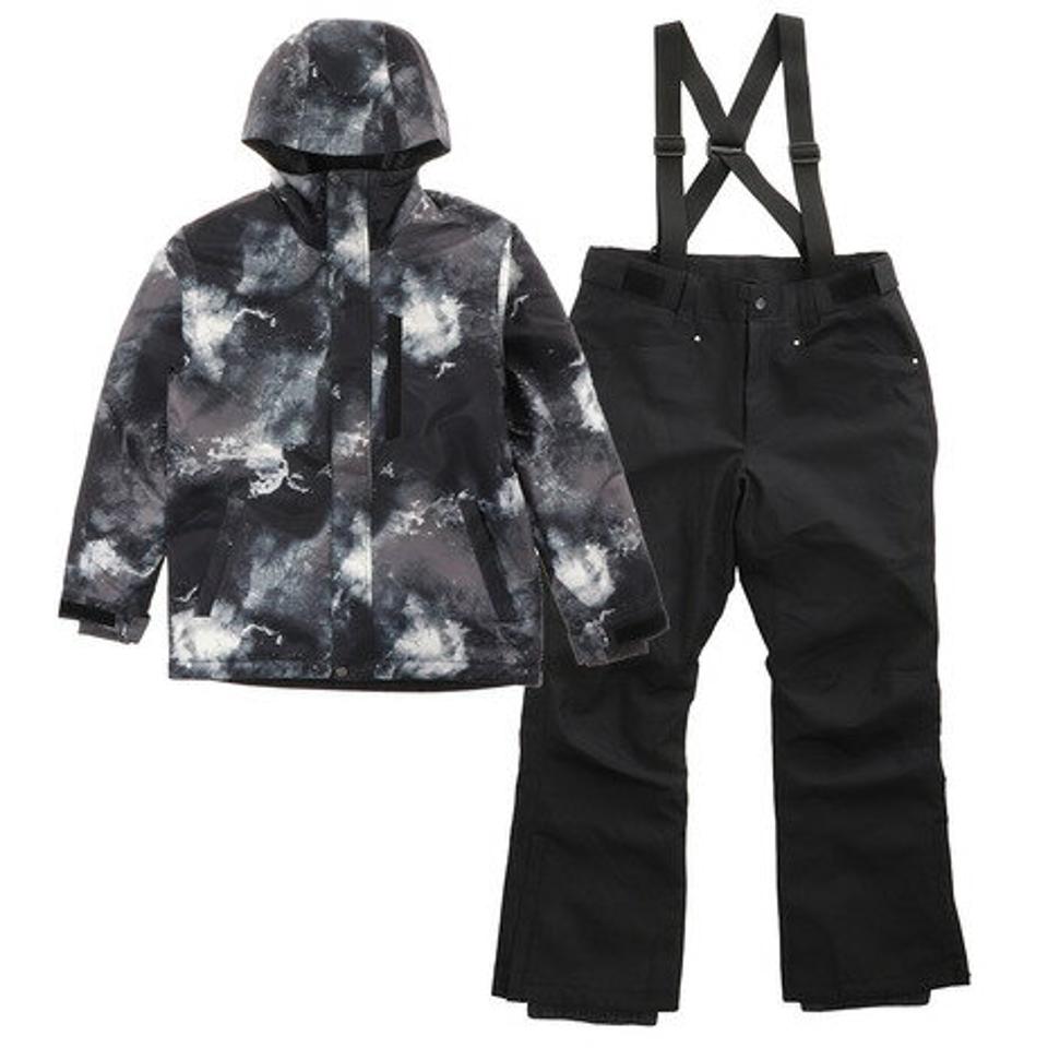 エアボーン（ARBN） スキーウェア メンズ 上下セット COSMO スーツ AB03WSB1228 BLK （メンズ）