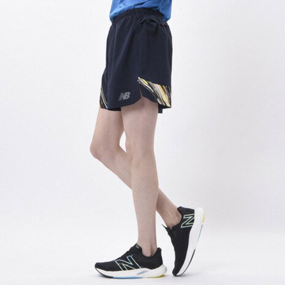 【20％OFFクーポン対象！6/11まで】ニューバランス（new balance）（メンズ）ランニング ランニングパンツ メンズ Hanzo 5インチショーツ インナーつき AMS01203CPU