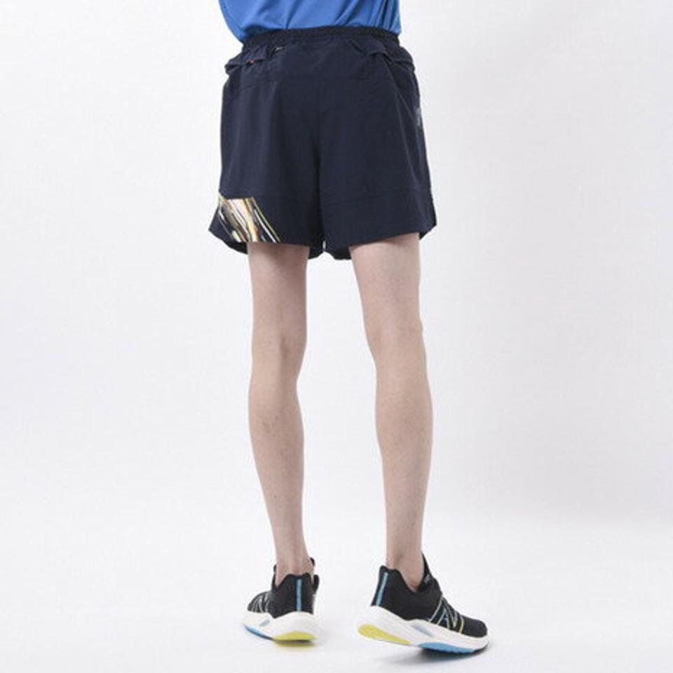 【20％OFFクーポン対象！6/11まで】ニューバランス（new balance）（メンズ）ランニング ランニングパンツ メンズ Hanzo 5インチショーツ インナーつき AMS01203CPU