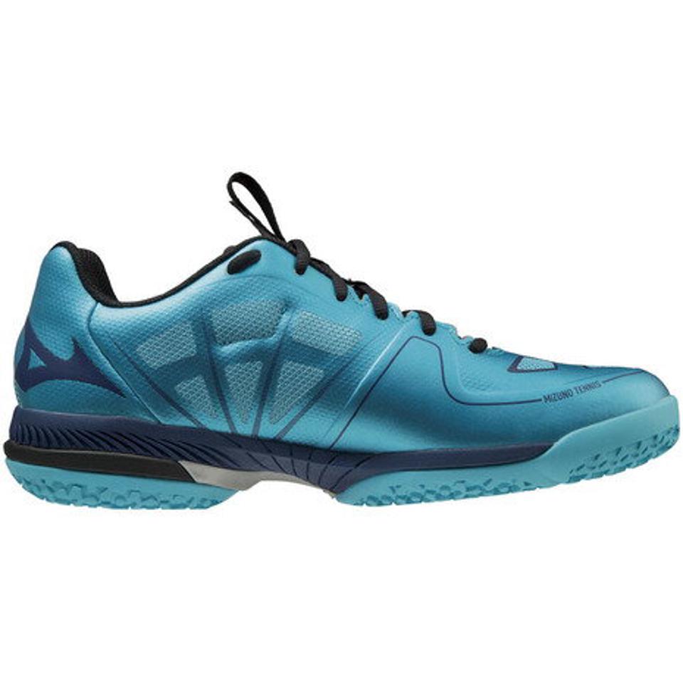 ミズノ(MIZUNO)(メンズ、レディース)テニスシューズ オムニクレー ウエーブエクシード 4 OC 61GB201225