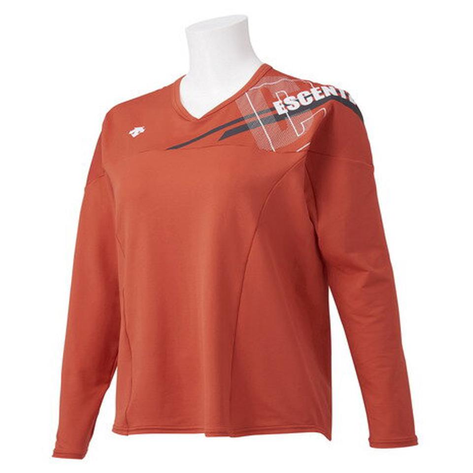 デサント(DESCENTE) バレーボールウェア ロングスリーブプラクティスシャツ DVWSJB51 OR (レディース)