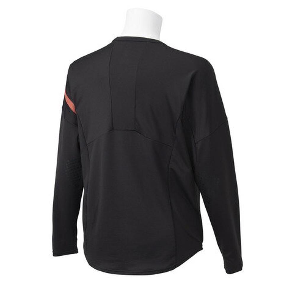 デサント(DESCENTE) バレーボールウェア ロングスリーブプラクティスシャツ DVWSJB51 BK (レディース)