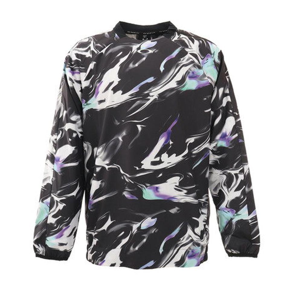 【2/25〜2/26 48h限定 エントリー&対象4店舗買い回りで最大P10倍!】オークリー(OAKLEY)(メンズ)野球ウェア WIND CREW BB 1.7 クルーネックシャツ FOA402896-00G