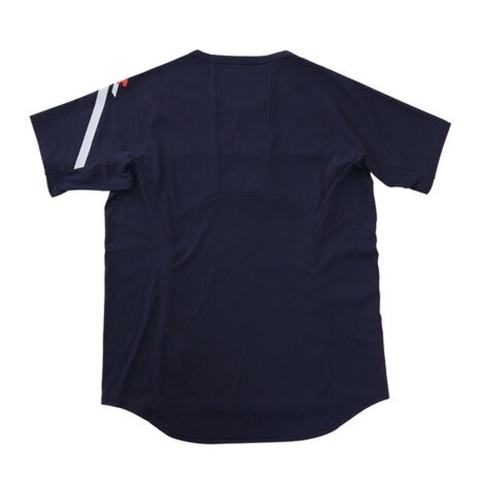 デサント(DESCENTE) バレーボールウェア 半袖プラクティスシャツ DVWSJA50 NV (レディース)