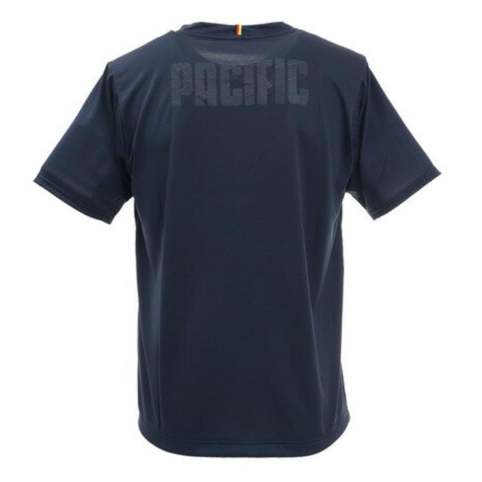 パシフィック(PACIFIC) テニスウェア ドライプラス グラフィックT半袖シャツ PT21FM403 NVY (メンズ)