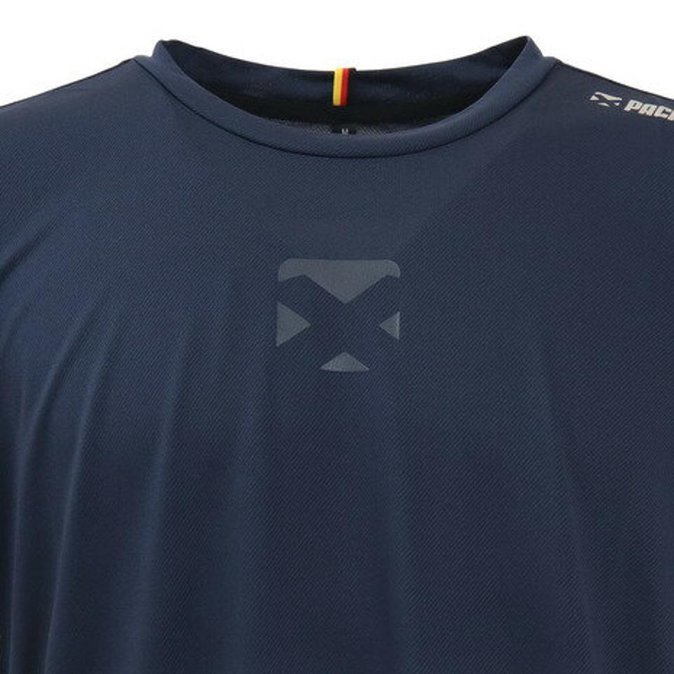 パシフィック(PACIFIC) テニスウェア ドライプラス グラフィックT半袖シャツ PT21FM403 NVY (メンズ)