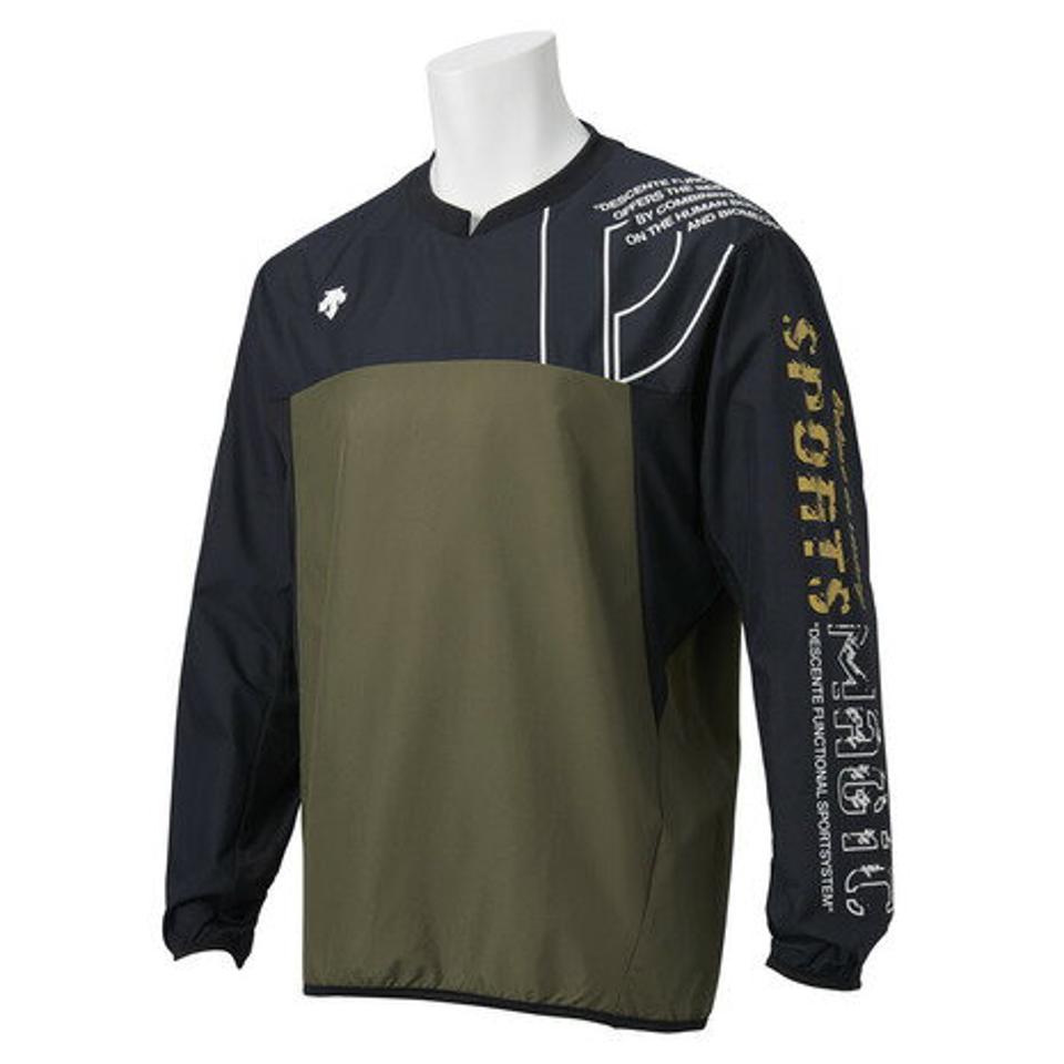 デサント（DESCENTE） バレーボールウェア ロングスリーブプラクティスシャツ DVUSJK31 KH （メンズ）