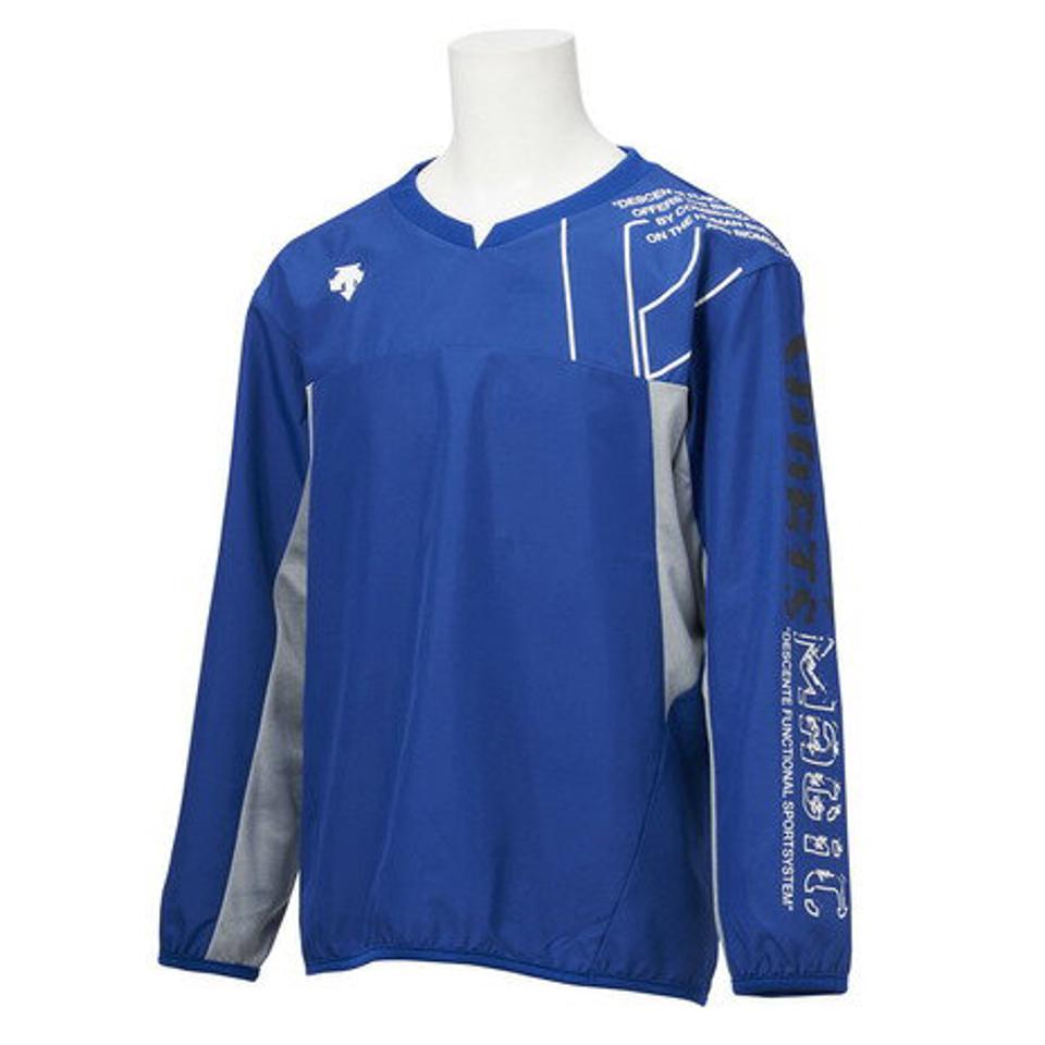 デサント(DESCENTE) バレーボールウェア ジュニア ロングスリーブプラクティスシャツ DVJSJK31 BL (キッズ)