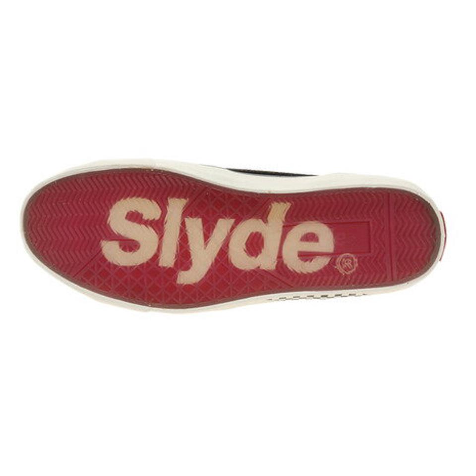 スライド（SLYDE）（メンズ）スニーカー スケートボード ミッドカットシューズ SUEDE SL-FTW-004-BK/OR