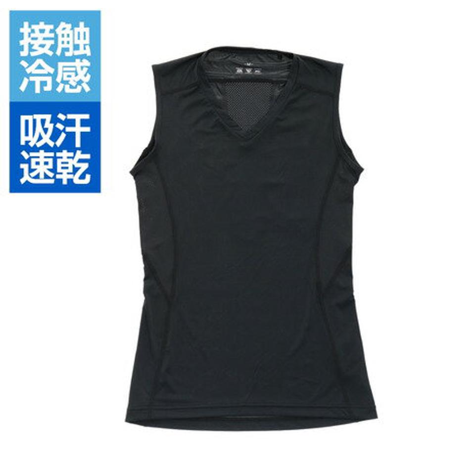 パフォーマンスギア(PG)(メンズ)バスケットボールウェア 冷感ノースリーブインナーシャツ 751PG0ES8327BLK.