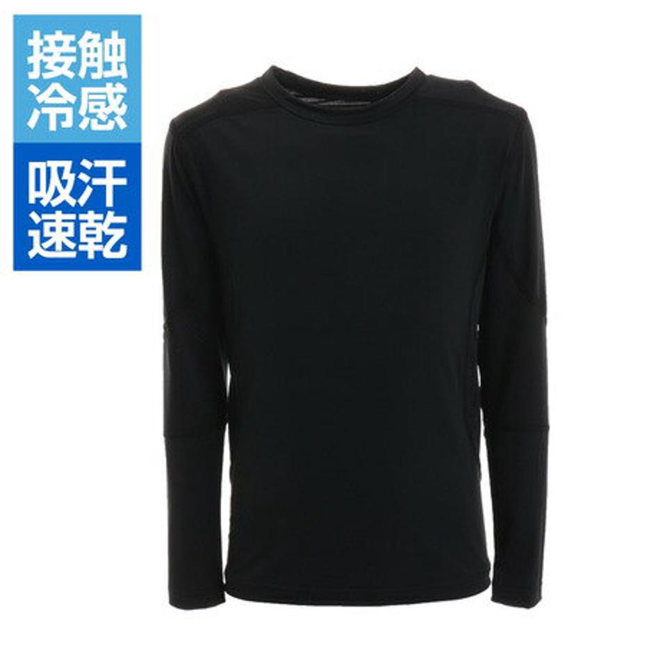 【3/25 24h限定 エントリー&対象3店舗買い回りで最大P10倍!】デュアリグ(DUARIG)(キッズ)サッカーウェア ジュニア 冷感 長袖アンダーシャツ 742D1ES5701BLK