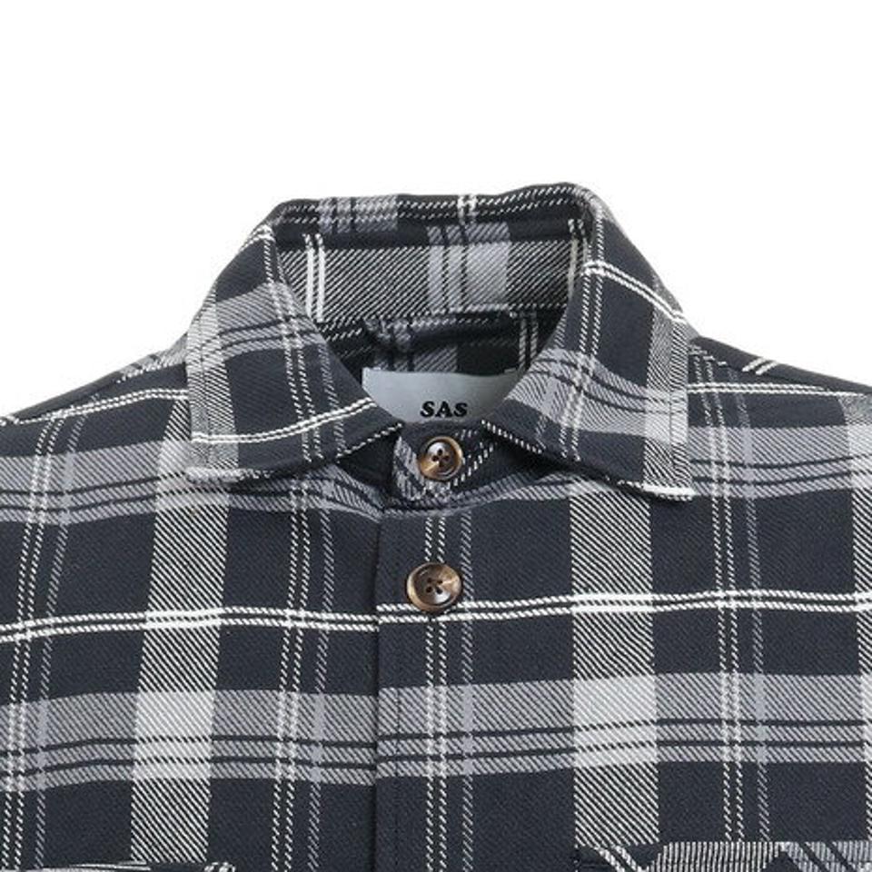 エスエーエス(SAS) ヘビーネル CPOシャツ SAS2125102-15:GRAY (メンズ)